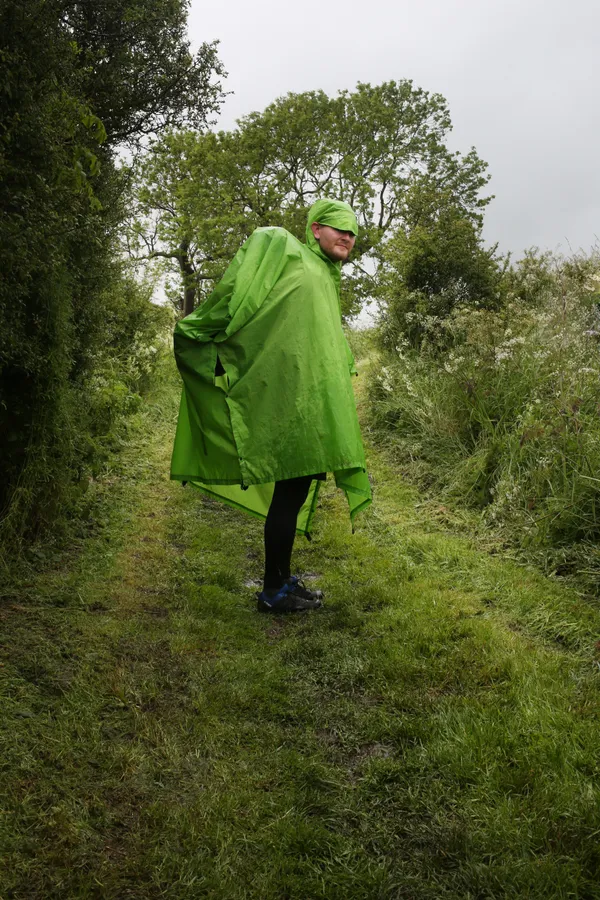 Good to have the poncho against the rain