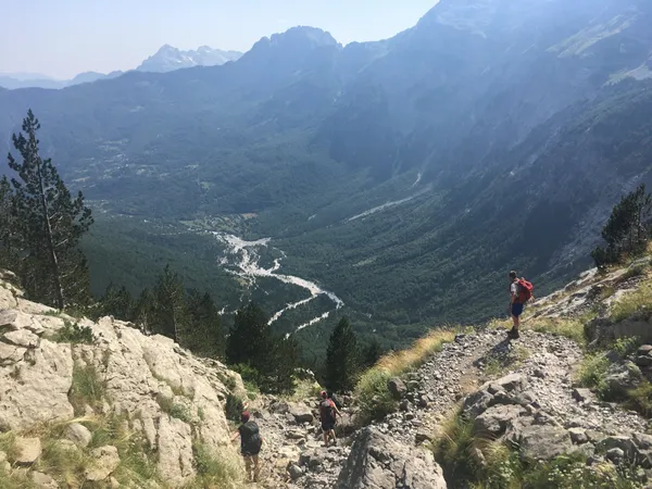 View of the Theth valley