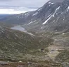 Stavskar cabin at the bottom of the valley