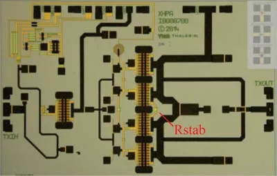 chip photograph of the mmic